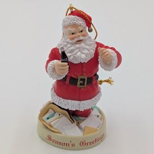 2000 Coca-Cola Cavanagh Santa Season's Greetings Ornament Trim-A-Tree Box